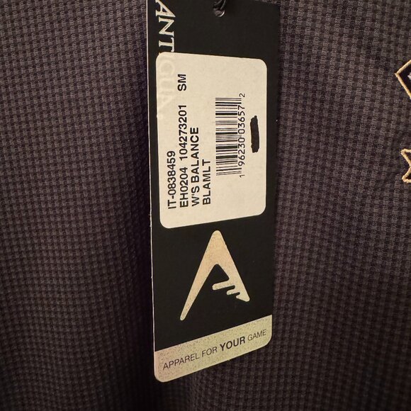 Women's Antigua Charcoal Gray San Francisco 49ers 75th Anniversary Balance Polo - Picture 5 of 6